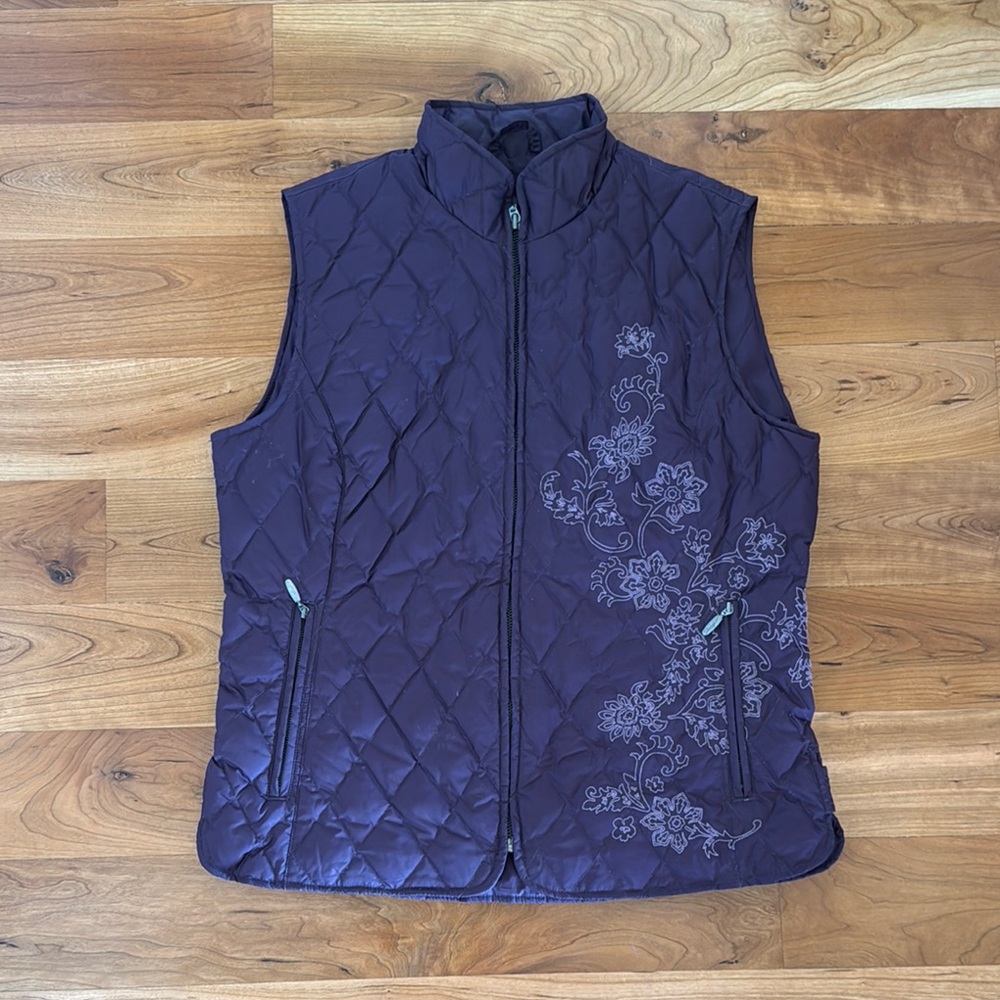 eddie bauer Women's Purple Quilted Vest